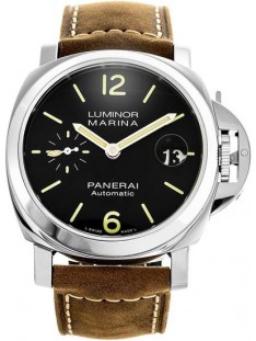 Panerai Luminor Marina Black Dial Men's Watch PAM01048
