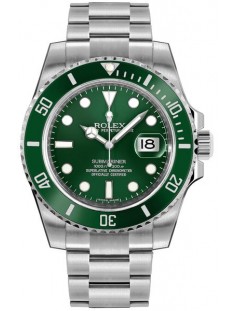 Rolex Submariner Date Green Dial Men's Watch 116610LV