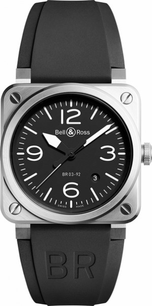 Bell & Ross Aviation Instruments Automatic Men's Watch BR0392-BLC-ST