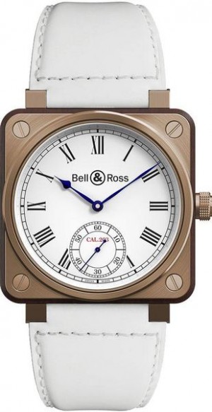 Bell & Ross Aviation Instruments White Dial Men's Watch BR01-CM-203-B-V-032