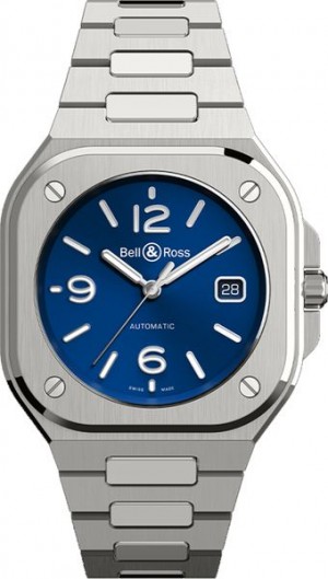 Bell & Ross BR 05 Blue Dial Steel Men's Watch BR05A-BLU-ST/SST