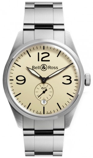 Bell & Ross Vintage Original Stainless Steel Men's Watch BRV123-BEI-ST/SST