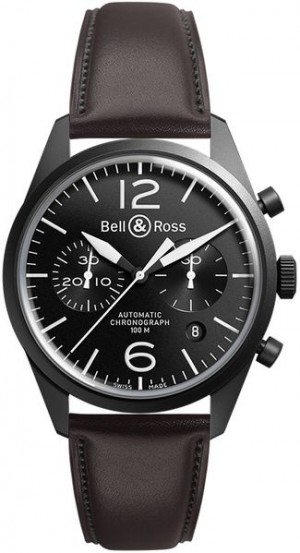 Bell & Ross Vintage Original Men's Watch BRV126-BL-CA/SCA