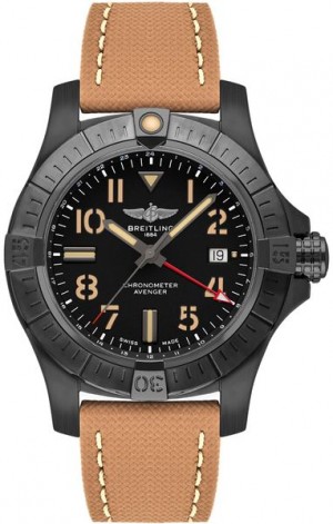 Breitling Avenger Automatic GMT 45 Black Titanium Men's Watch V32395101B1X1