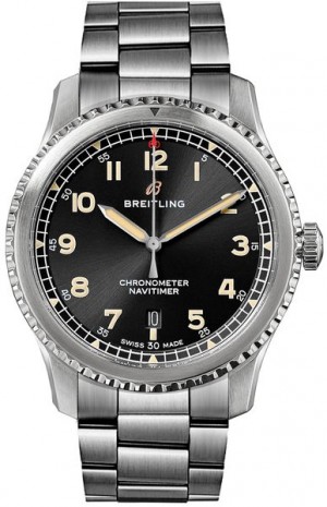 Breitling Aviator 8 Automatic 41 Black Dial Men's Watch A17315101B1A1