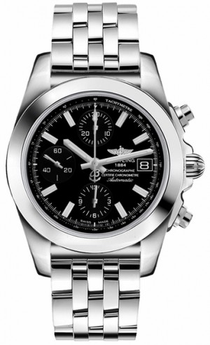 Breitling Chronomat 38 Black Dial Women's Watch W1331012/BD92-385A