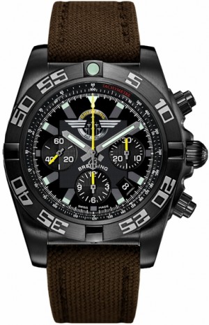 Breitling Chronomat 44 Blacksteel Jet Team Men's Watch MB01109L/BD48-108W