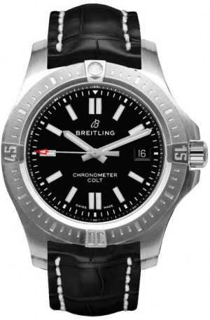 Breitling Chronomat Colt Automatic 44 Black Dial Watch A1738810/BG81-743P