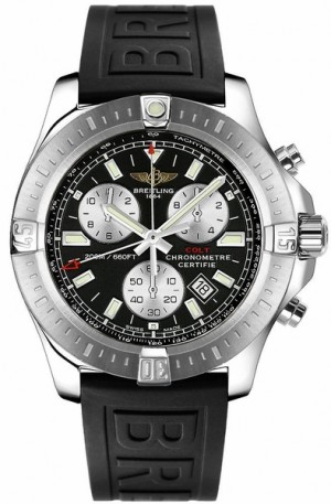 Breitling Colt Chronograph Black Dial Men's Watch A7338811/BD43-153S