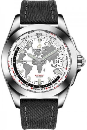 Breitling Galactic Unitime 44 Steel Men's Watch WB3510U0/A777-109W