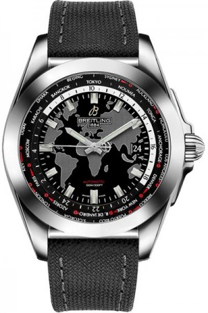 Breitling Galactic Unitime Trophy Black Men's Watch WB3510U4/BD94-109W