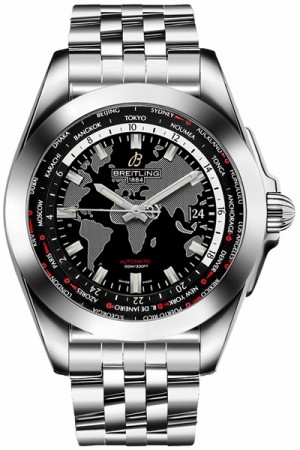 Breitling Galactic Unitime Automatic Men's Luxury Watch WB3510U4/BD94-375A