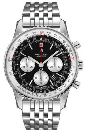 Breitling Navitimer 1 B01 Chronograph 43 Steel Men's Pilot Watch AB0121211B1A1