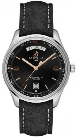 Breitling Premier Day & Date 40 Black Dial Men's Watch A45340241B1X2