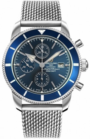 Breitling Superocean Heritage II Chronograph 46 Blue Dial Men's Watch A13312161C1A1