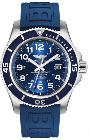 Breitling Superocean II 44 Blue Men's Luxury Watch A17392D81C1S2