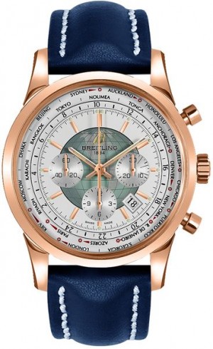 Breitling Transocean Chronograph Unitime Watch RB0510U0/A733-102X