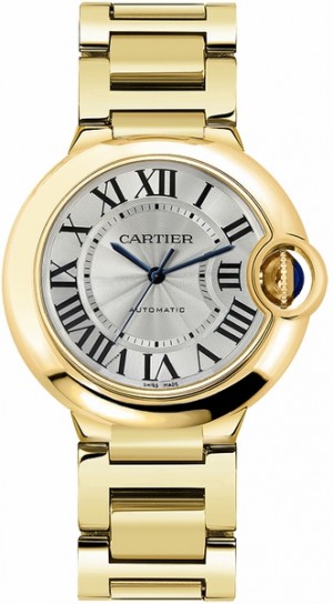 Cartier Ballon Bleu 18k Yellow Gold Luxury Women's Watch W69003Z2