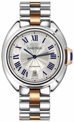 Cartier Cle De Cartier Silver Dial Men's Watch W2CL0002