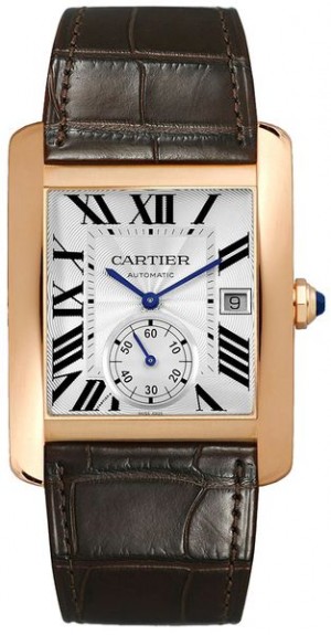 Cartier Tank MC Solid Rose Gold Men's Watch W5330001