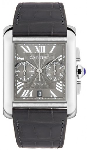 Cartier Tank MC Grey Dial Chronograph Men's Watch W5330008