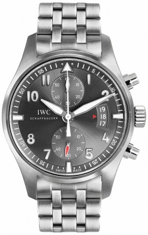 IWC Spitfire Chronograph Ardoise Grey Dial Men's Watch IW387804