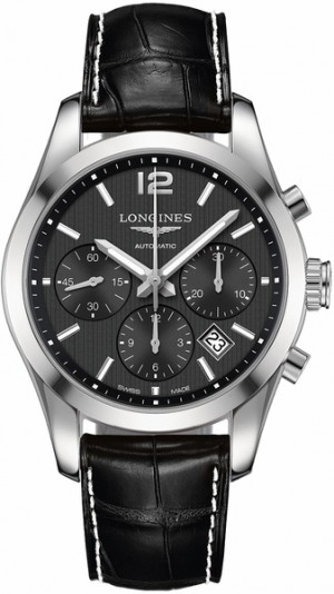 Longines Conquest Classic Black Dial Men's Watch L2.786.4.56.3