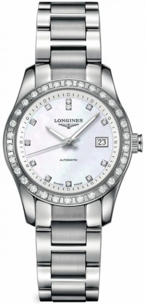 Longines Conquest Diamond Women's Watch L2.285.0.87.6