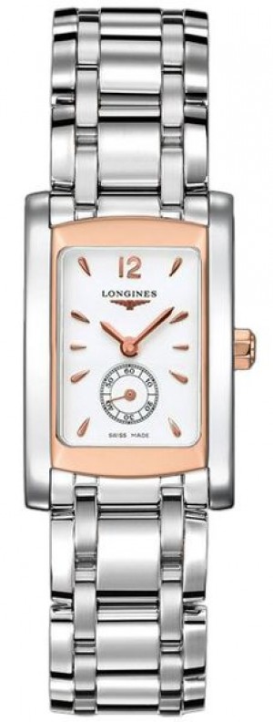 Longines DolceVita White Dial Rose Gold Women's Watch L5.155.5.18.6
