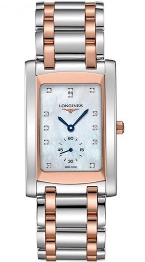 Longines DolceVita White Pearl & Diamond Dial Men's Watch L5.655.5.88.7