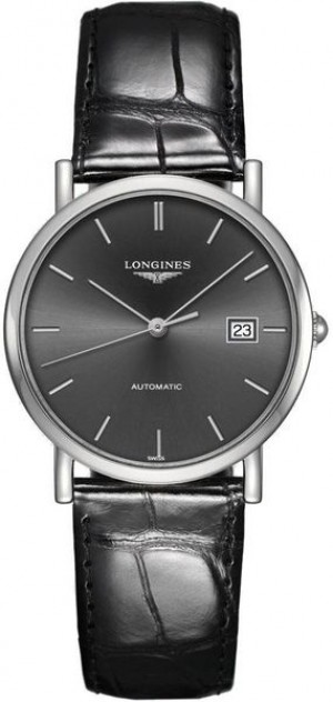 Longines Elegant Collection Grey Dial Women's Watch L4.809.4.72.2