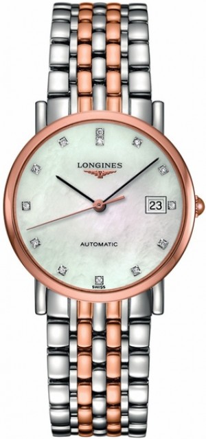 Longines Elegant Collection Rose Gold Ladies Automatic Watch L4.809.5.87.7