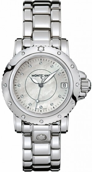 MontBlanc Sport Stainless Steel Luxury Women's Watch 102362