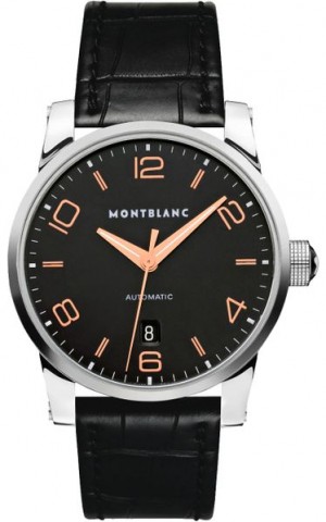 MontBlanc TimeWalker Black Dial Automatic Men's Watch 110337