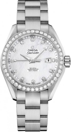 Omega Seamaster Aqua Terra Diamond Women's Watch 231.15.34.20.55.001