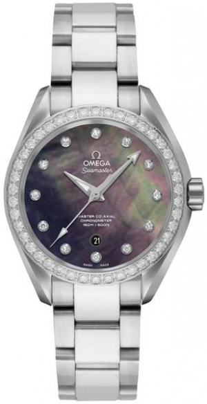 Omega Seamaster Aqua Terra Diamond Women's Watch 231.15.34.20.57.001