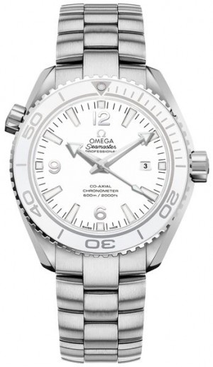 Omega Seamaster Planet Ocean White Dial Midsize Watch 232.30.38.20.04.001