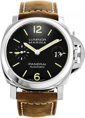 Panerai Luminor Marina Black Dial Men's Watch PAM01048