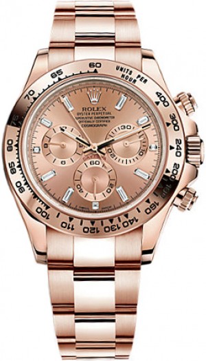 Rolex Cosmograph Daytona Rose Gold Watch 116505