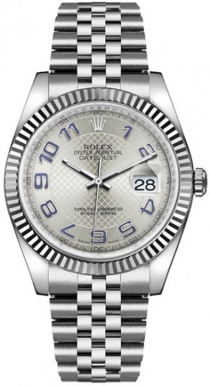 Rolex Datejust 36 Silver Dial Men's Watch 116234