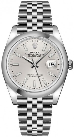 Rolex Datejust 36 Silver Dial Oystersteel Men's Watch 126200