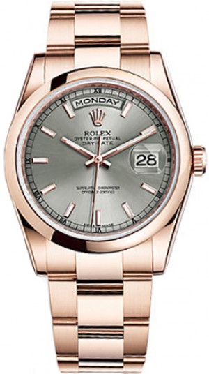 Rolex Day-Date 36 Diamond Dial Watch 118205