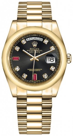 Rolex Day-Date 36 Gold Watch 118208