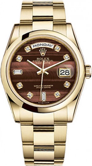 Rolex Day-Date 36 Solid Gold Watch 118208