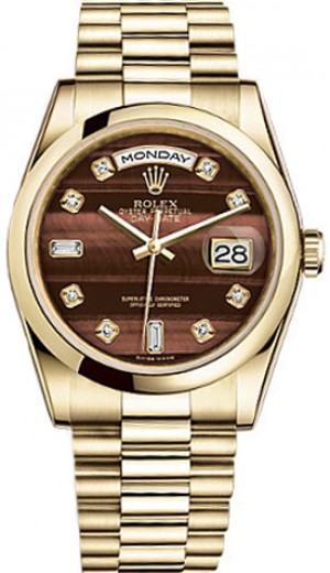Rolex Day-Date 36 Solid 18K Gold Watch 118208
