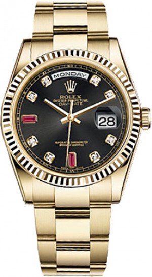 Rolex Day-Date 36 Solid Gold Watch 118238