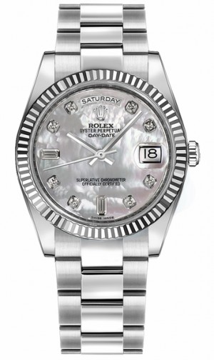Rolex Day-Date 36 White Gold Watch 118239
