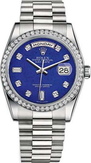 Rolex Day-Date 36 Platinum Watch 118346