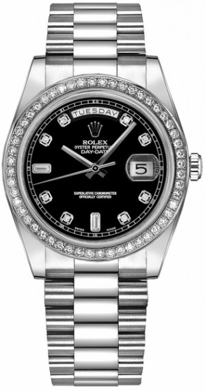 Rolex Day-Date 36 Platinum Men's Watch 118346