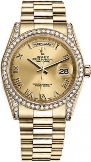 Rolex Day-Date 36 Yellow Gold Watch 118388